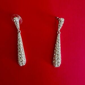 Elegant Silver Drop Earrings